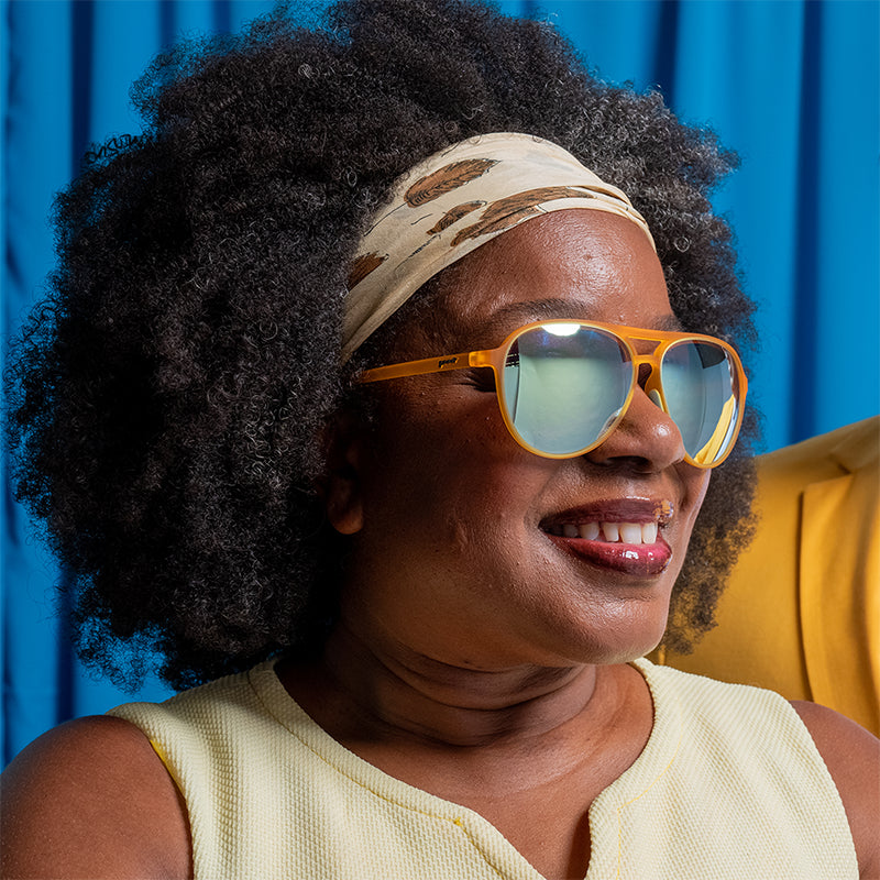 Cheesy Flight Attendant-MACH Gs-RUN goodr-4-goodr Sonnenbrille