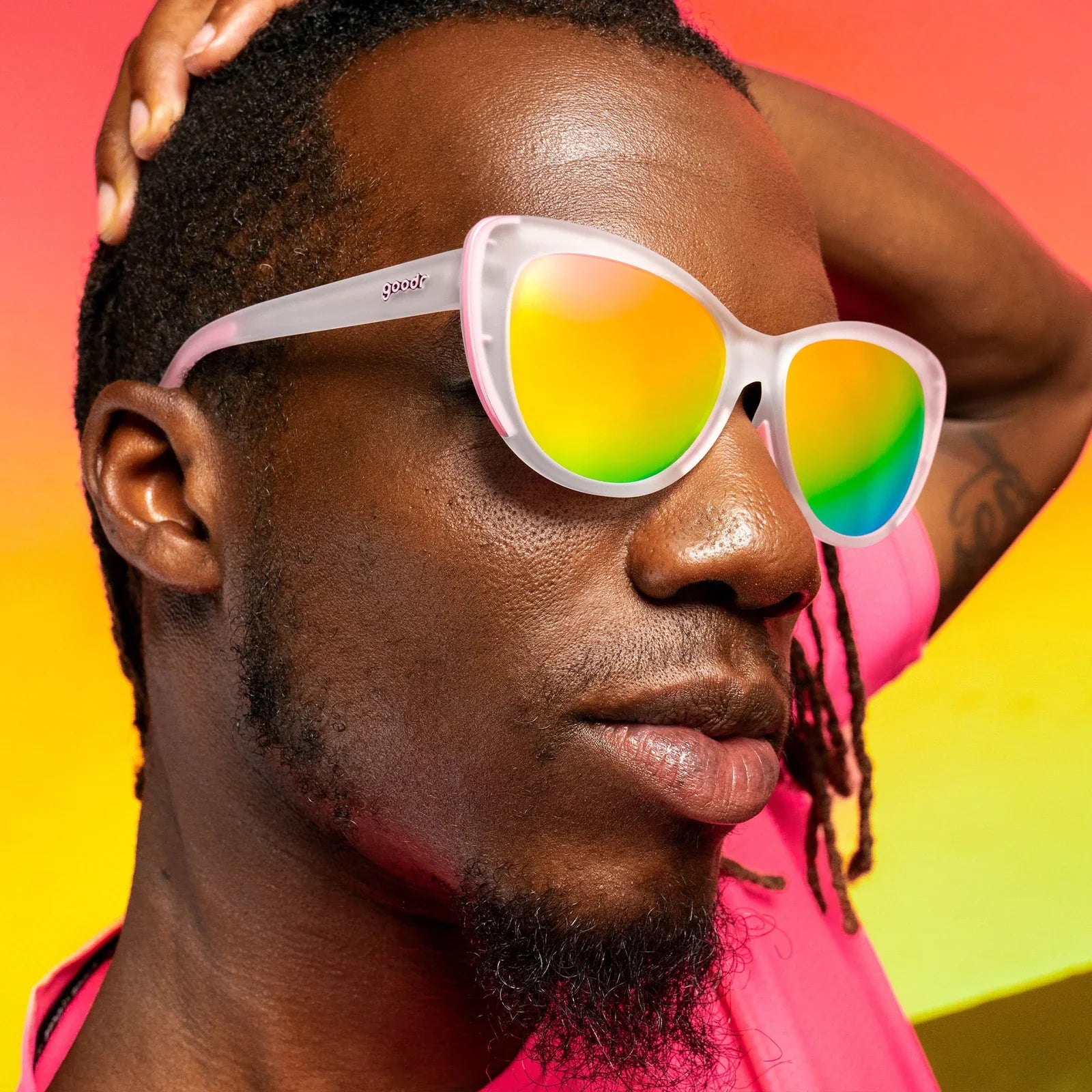Regenbogen Runway bereit