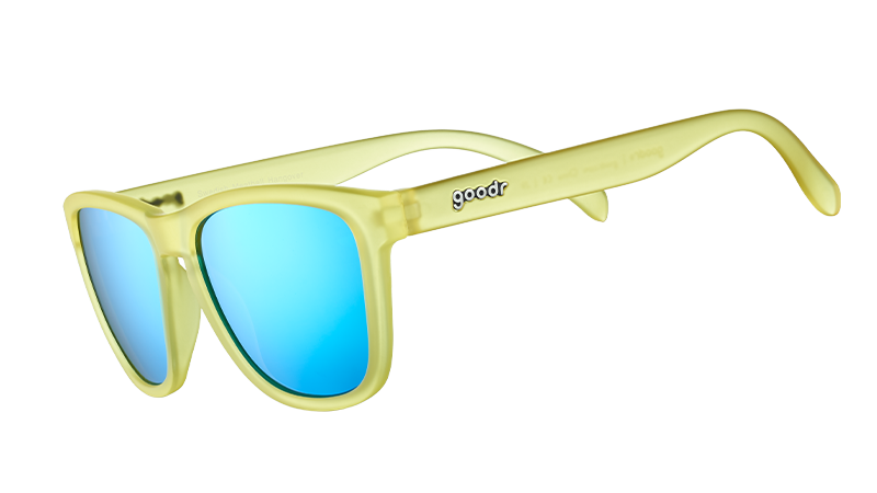 Gelbe Sonnenbrille