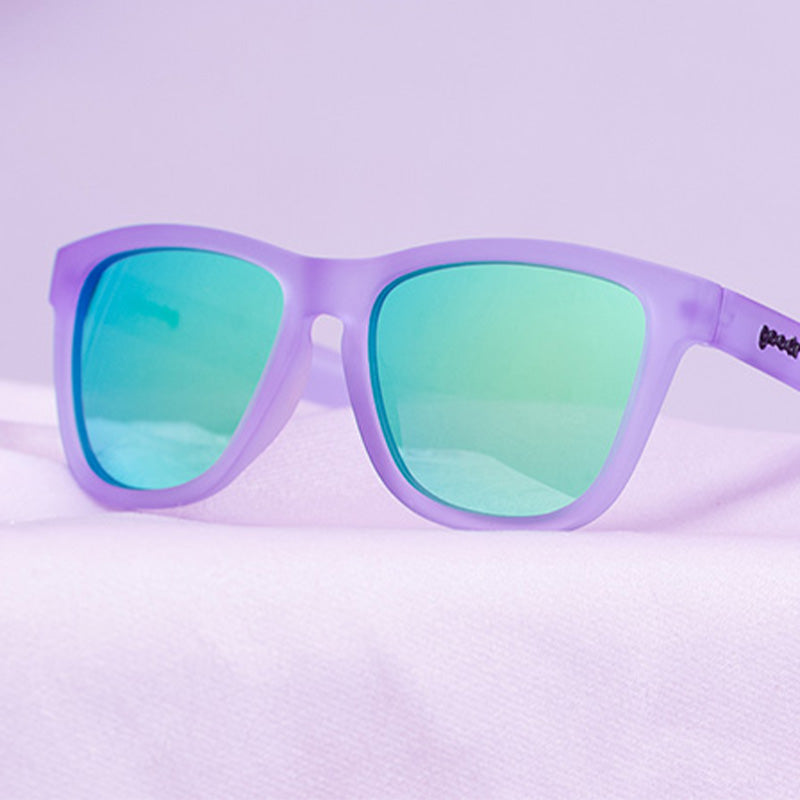 Lilac It like That | lavendelfarbene Sonnenbrille mit grünen Gläsern| OG goodr sunglasses