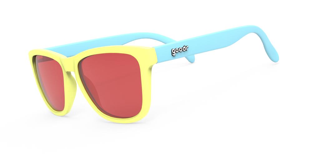 Goodr Pineapple Painkillers Running Sonnenbrille Frontansicht